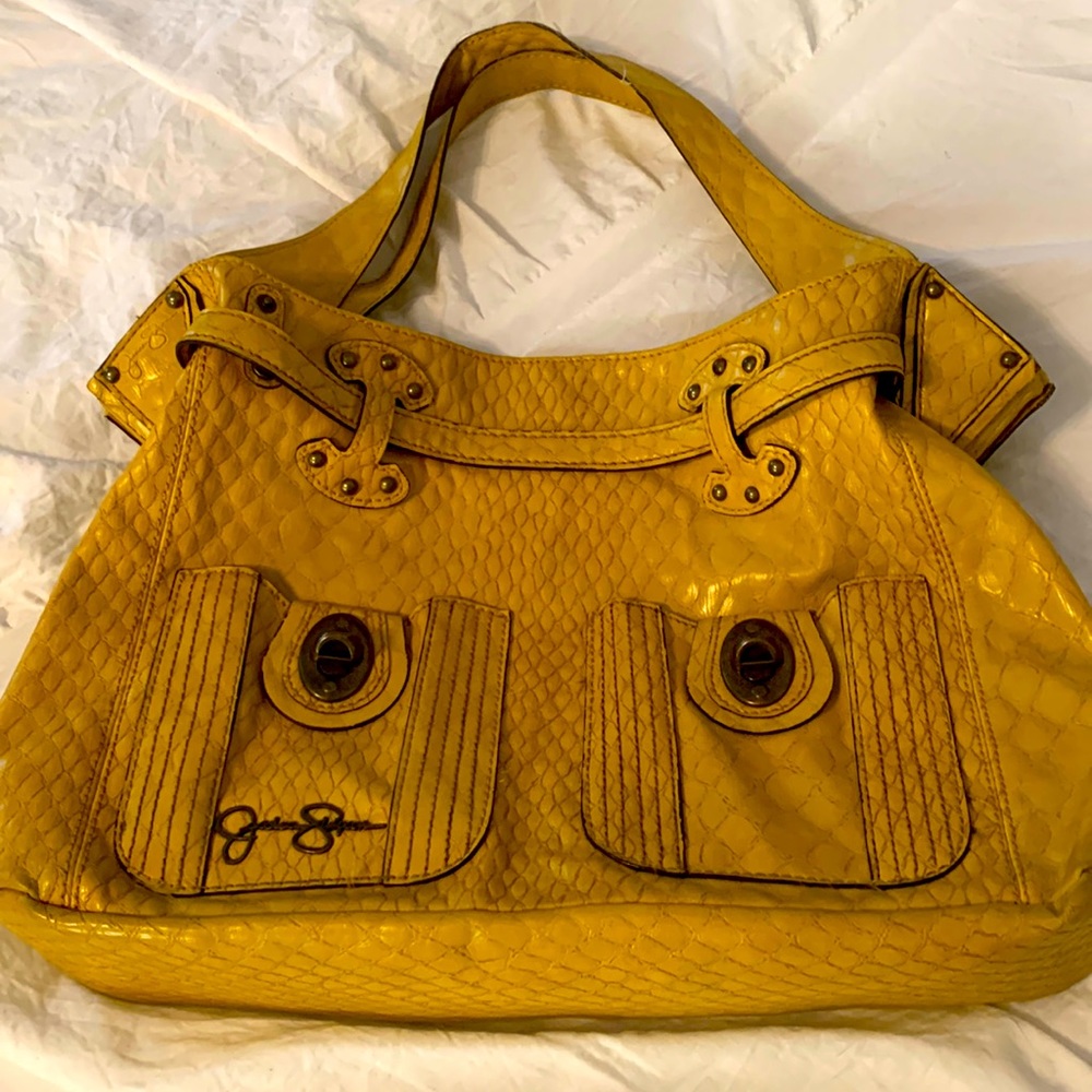 Yellow Jessica Simpson purse